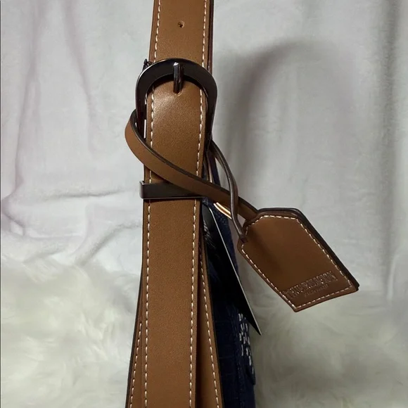 True Religion Blue and Brown Shoulder Bag - Picture 4 of 9